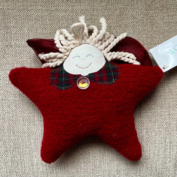 VTG Woof & Poof 2000 Small Angel w W&P Button & tag - Picture 1 of 6